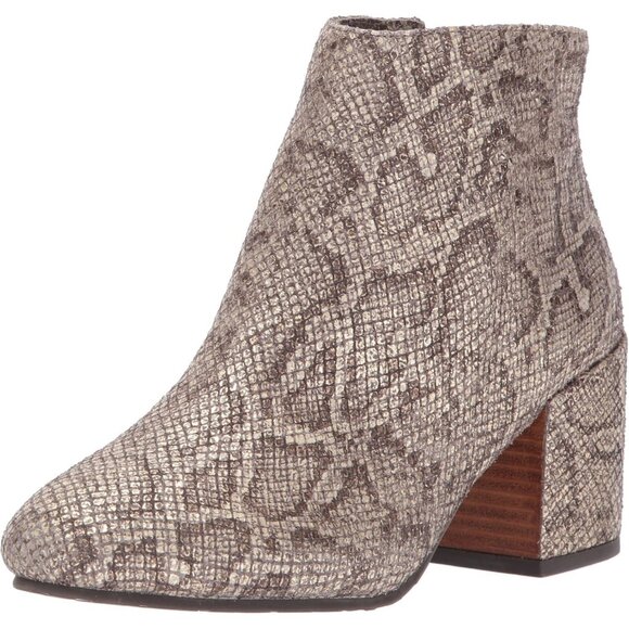 Gentle Souls by Kenneth Cole Antique Gold Leather Side ZIP Women's Heels Boots - Picture 1 of 8